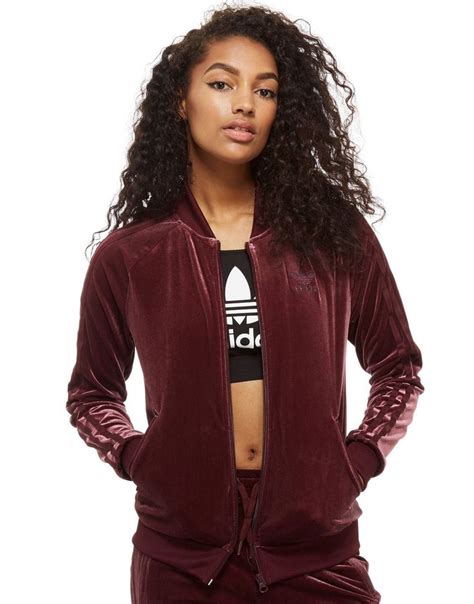 adidas originals velvet superstar track top uk